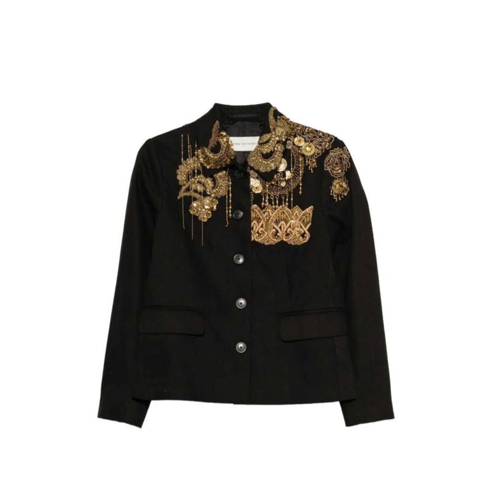 Dries Van Noten Women Bettsy Emb 4444 W.W. Jacket Black